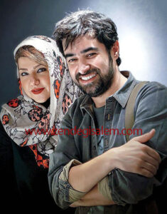 شهاب حسینی و همسرش 