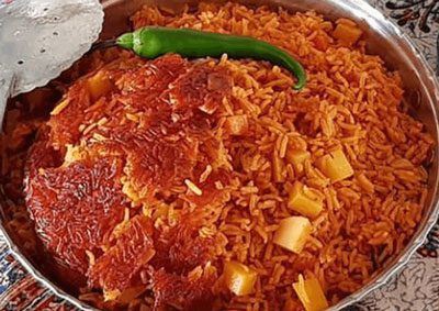 طرز تهیه دمپخت گوجه یا پلو گوجه