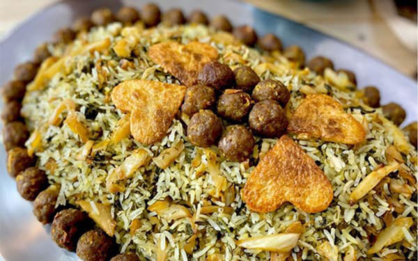 طرز تهیه کلم پلو شیرازی