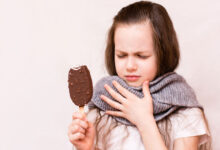 بستنی برای تسکین گلو درد مفید است