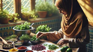 قورمه سبزی با سبزی خشک