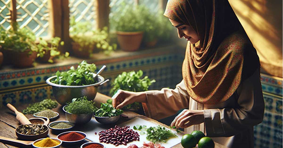 قورمه سبزی با سبزی خشک