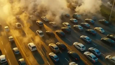 حمله هوایی در خودرو