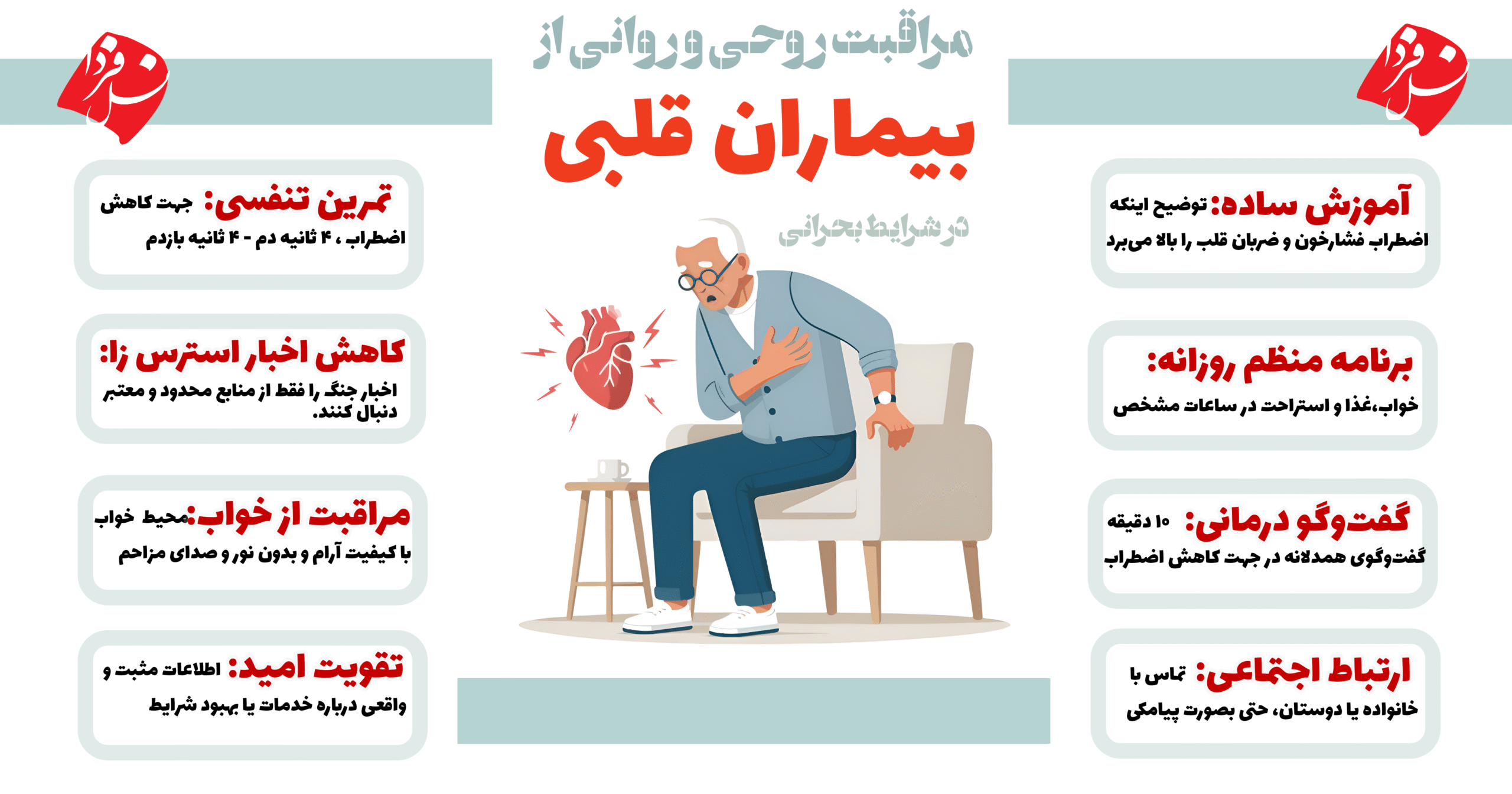 مراقبت روحی و روانی از بیماران قلبی