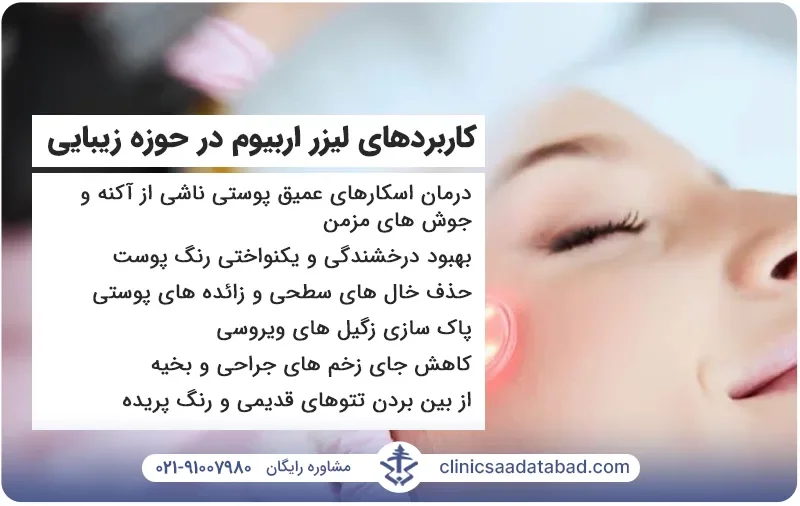 کاربردهای لیزر اربیوم در حوزه زیبایی