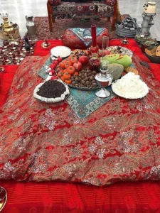 تزئین سنتی و ایرانی سفره شب یلدا 1404