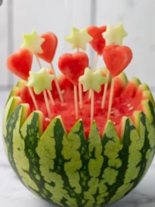 تزئین هندوانه شب یلدا