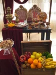 تزئین سفره شب یلدا شیک و لاکچری برای عروس