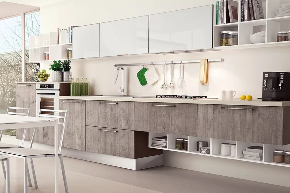 کابینت سفید و مینیمال؛ 30مدل طراحی ساده برای آشپزخانه مدرن امروزی