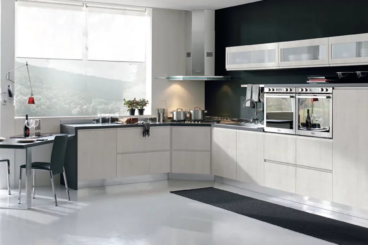 کابینت سفید و مینیمال؛ 30مدل طراحی ساده برای آشپزخانه مدرن امروزی