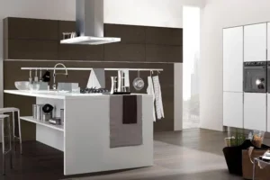 کابینت سفید و مینیمال؛ 30مدل طراحی ساده برای آشپزخانه مدرن امروزی