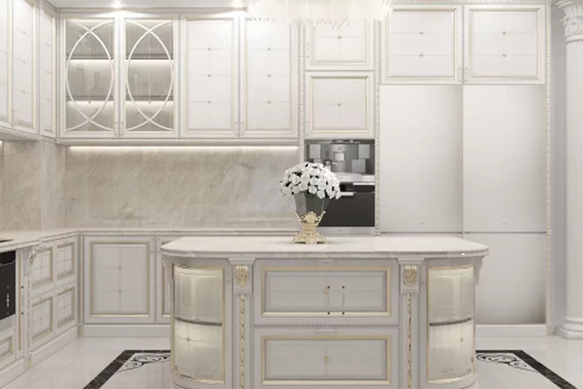 کابینت سفید و مینیمال؛ 30مدل طراحی ساده برای آشپزخانه مدرن امروزی