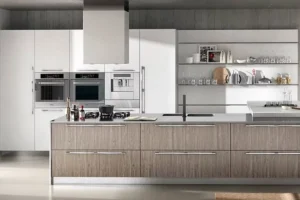 کابینت سفید و مینیمال؛ 30 مدل طراحی ساده برای آشپزخانه مدرن امروزی