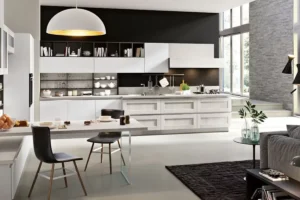 کابینت سفید و مینیمال؛ 30مدل طراحی ساده برای آشپزخانه مدرن امروزی