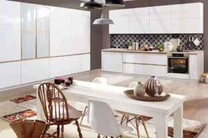 کابینت سفید و مینیمال؛ 30مدل طراحی ساده برای آشپزخانه مدرن امروزی