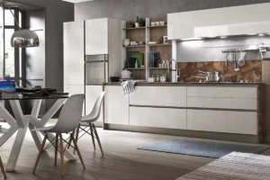 کابینت سفید و مینیمال؛ 30 مدل طراحی ساده برای آشپزخانه مدرن امروزی