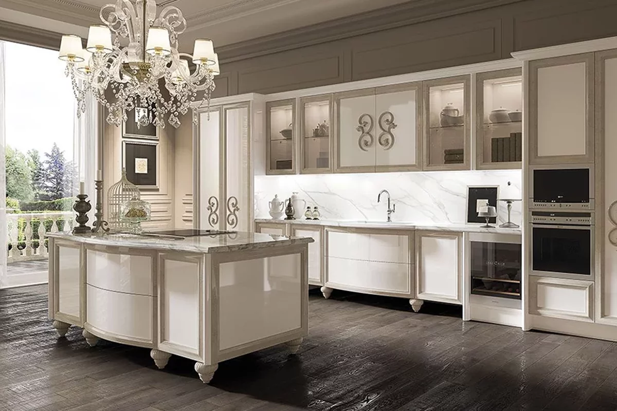 کابینت سفید و مینیمال؛ 30مدل طراحی ساده برای آشپزخانه مدرن امروزی