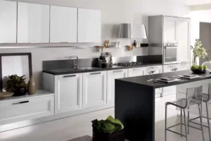 کابینت سفید و مینیمال؛ 30مدل طراحی ساده برای آشپزخانه مدرن امروزی