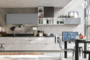 کابینت سفید و مینیمال؛ 30مدل طراحی ساده برای آشپزخانه مدرن امروزی