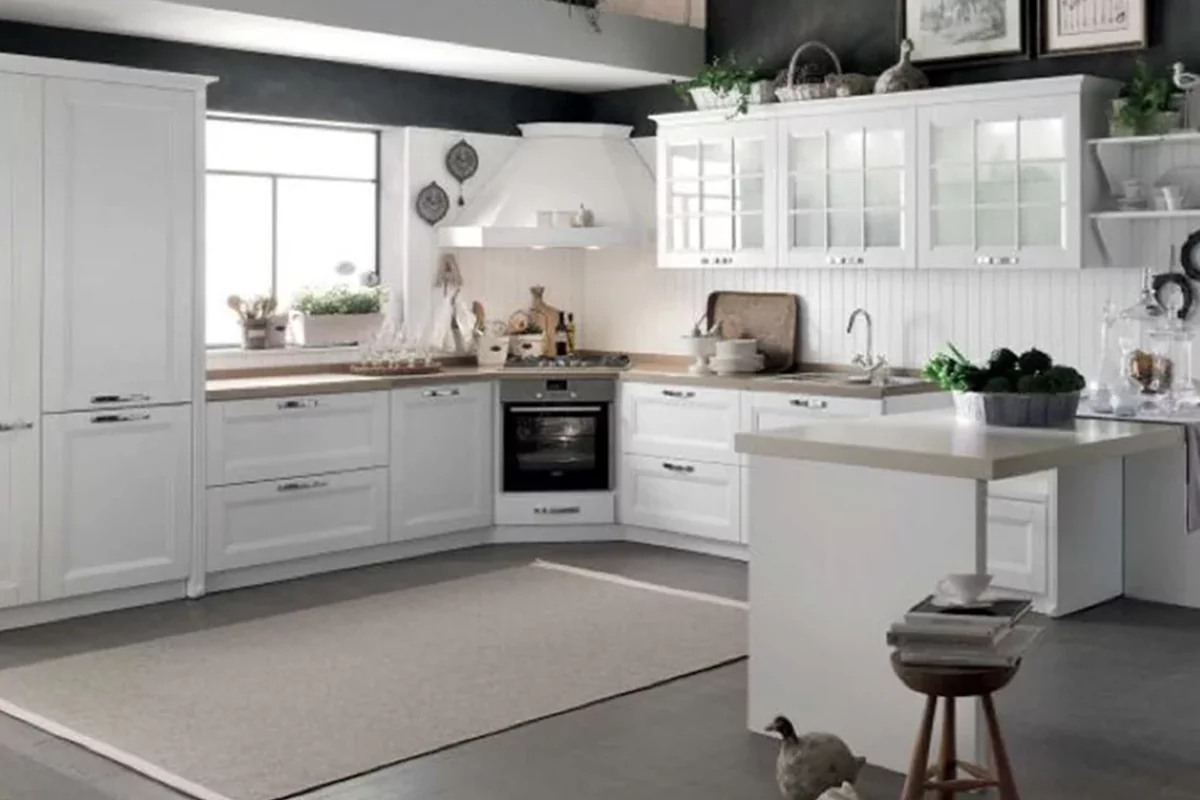 کابینت سفید و مینیمال؛ 30مدل طراحی ساده برای آشپزخانه مدرن امروزی