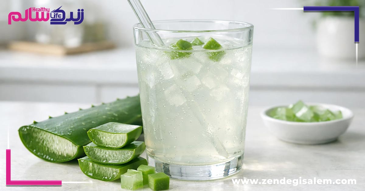 نوشیدنی آلوئهورا برای هضم