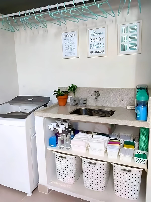 ایده چیدمان کابینت زیر ظرفشویی