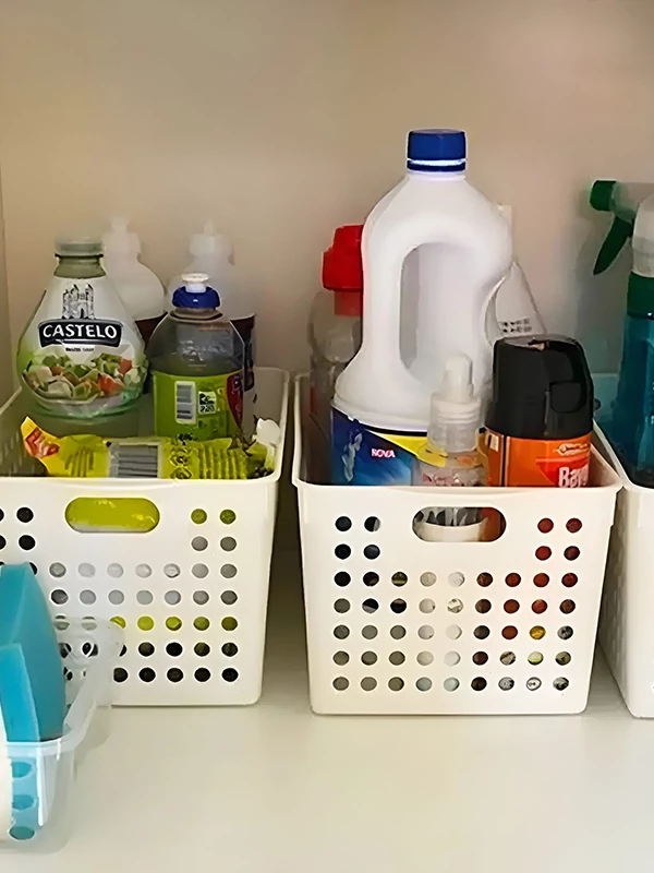 طبقه بندی مواد شوینده در کابینت زیر سینک