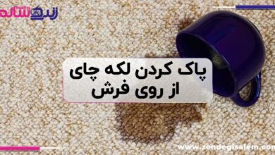 پاک کردن لکه چای از روی فرش؛ راهنمای کامل از لکه تازه تا لکه خشک
