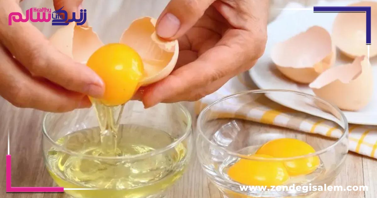 ماسک سفیده تخممرغ