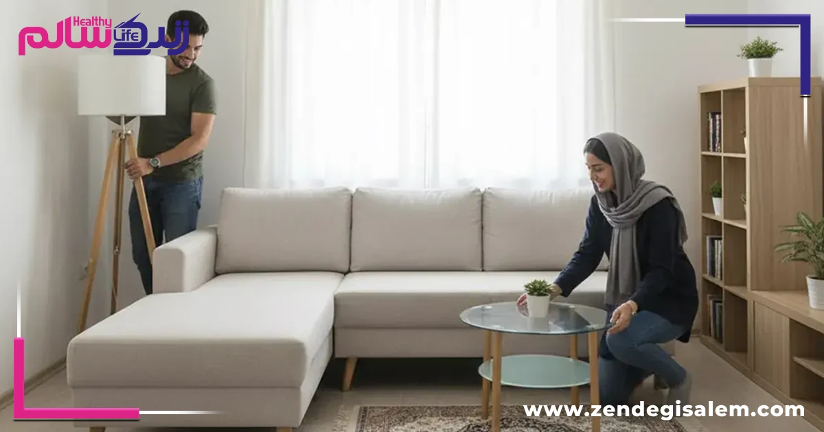 ۱. معجزهی جابهجایی مبلمان؛ تغییر فضا بدون حتی یک ریال هزینه