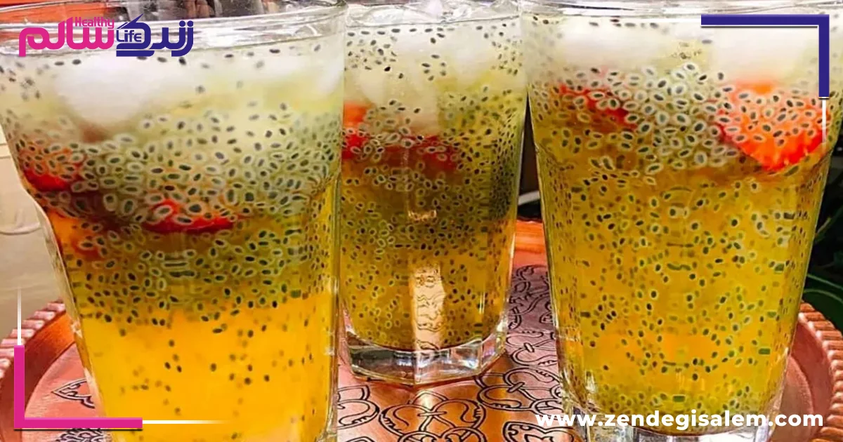 مواد لازم برای تهیه شربت خاکشیر دو رنگ