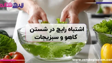 اشتباه رایج در شستن کاهو و سبزیجات؛ راهنمای کامل شست‌وشو و ضدعفونی اصولی