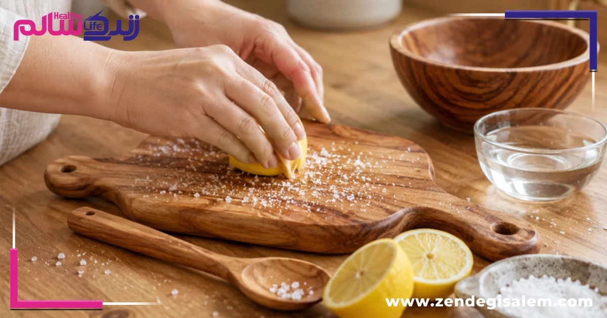 چگونه بوی بد ظروف چوبی را از بین ببریم؟