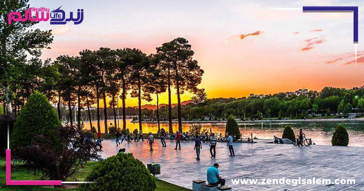 مسیر پیادهروی کنار زایندهرود اصفهان