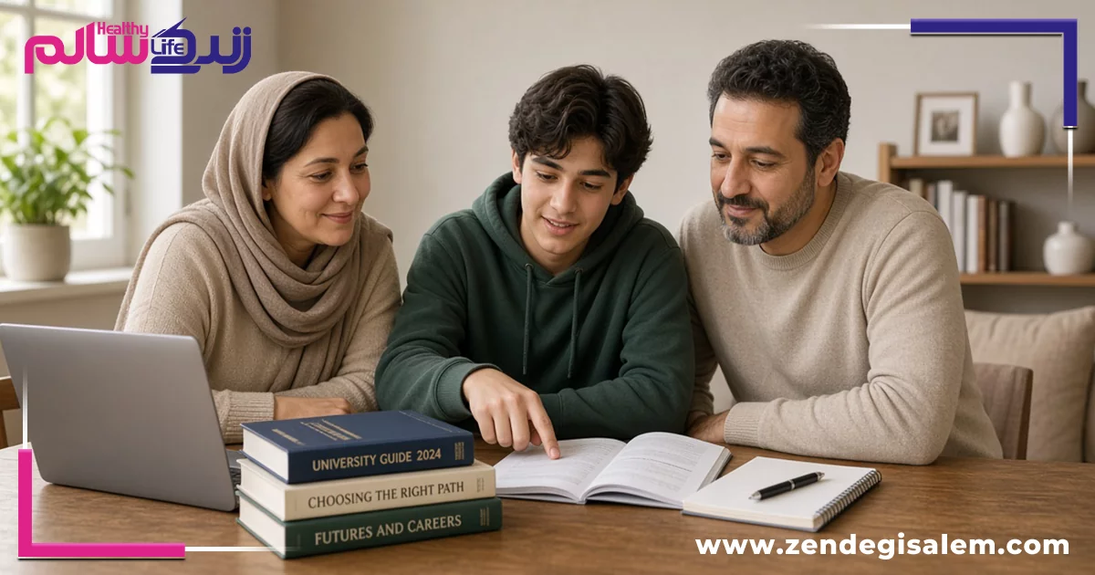 نحوه صحبت با فرزند درباره انتخاب رشته